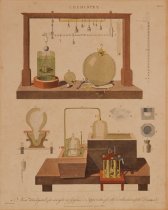 1. New Steelyards for weighing Gasses. 2 Apparatus for the Combustion of the Diamond.